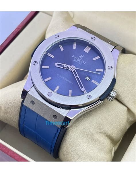 blue strap hublot watch|Hublot strap 15mm 19mm.